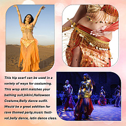 Шорты для танца живота из полиэстера с кисточками&nbsp;AJEW-WH0038-95A