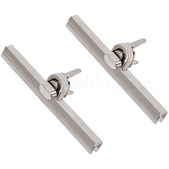 4 шт. застежка-защелка для сумки из цинкового сплава с поворотным замком&nbsp;PURS-CP0001-03P