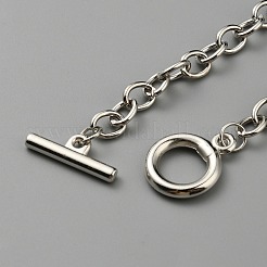 Браслеты-цепочки из сплава с перекидными застежками&nbsp;BJEW-WH0020-52P