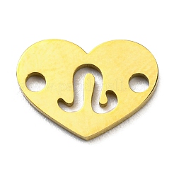 12 шт. 12 стиля ионного покрытия (IP) 304 нержавеющая сталь полые соединительные подвески&nbsp;STAS-H180-02G