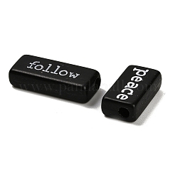 Непрозрачные акриловые бусины OACR-S076-05