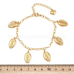 Летние браслеты с подвесками в виде морских животных из нержавеющей стали 304 BJEW-D359-16B-G