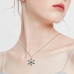 6шт 3 стильные латунные подвески с кубическим цирконием ZIRC-SZ0001-80P