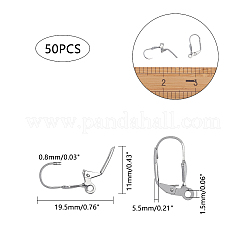 Серьги-кольца из нержавеющей стали 304 STAS-UN0006-22P