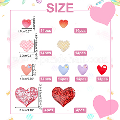 Кабошоны из смолы в стиле 120 шт.&nbsp;CRES-NB0001-29