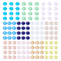 330шт 11 цвета гальванические стеклянные бусины EGLA-TA0001-94