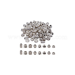 80 шт. 8 вида бусин в тибетском стиле в европейском стиле&nbsp;DIY-NB0012-43E