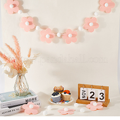 Фетровые цветочные баннеры AJEW-WH20020-107C