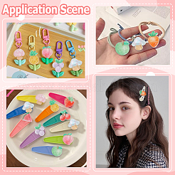 60шт 10 стиля непрозрачные кабошоны из смолы&nbsp;RESI-SC0005-92