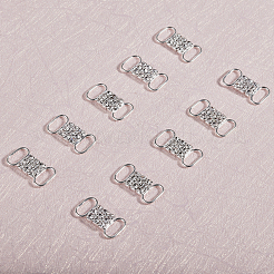 20 шт. пряжки из латуни со стразами FIND-CA0008-35B