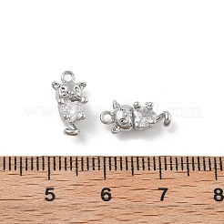 Латунные микро проложить кубического циркония подвески KK-D283-16P