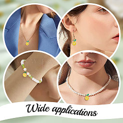 10шт латунные подвески с микропаве и кубическим цирконием KK-BBC0004-76