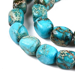 Натуральные имперские нитки из яшмы&nbsp;X-G-N342-62C