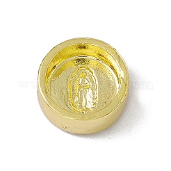 Настоящие 18-каратные позолоченные латунные эмалевые бусины KK-A170-02G-01