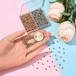 800 шт. 2 цвета ccb пластиковые круглые бусины&nbsp;FIND-YW0007-20