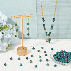 Натуральный хризоколлу драгоценный камень бисер пряди&nbsp;G-OC0001-12