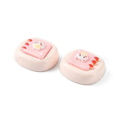 Непрозрачные милые мультяшные смоляные кабошоны&nbsp;LS-CRES-O006-06C