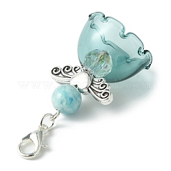 Подвесные украшения из натурального гемиморфита HJEW-TA00054-03