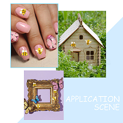 220 шт. 2 стиля пчелиных смоляных кабошонов для нейл-арта&nbsp;RESI-DR0001-06