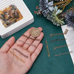 300 шт. 6-х цветный удлинитель цепи из цинкового сплава&nbsp;FIND-HY0004-03