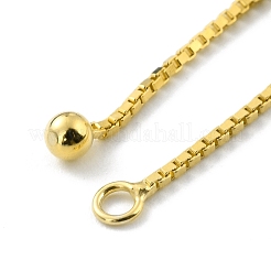 925 цепочка из стерлингового серебра со стопорными бусинами и петлями STER-Z001-110G