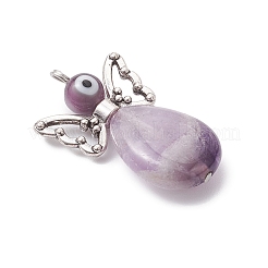 4шт подвески из натуральных драгоценных камней PALLOY-JF04380