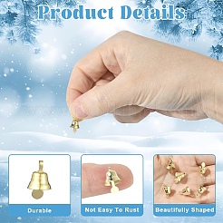 80 шт. Железные подвески-колокольчики&nbsp;HJEW-YW0001-09