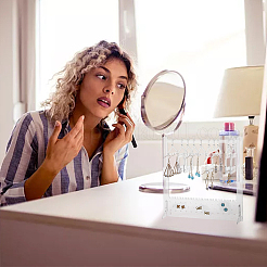 1 комплект прозрачных акриловых подставок для сережек EDIS-FH0001-09