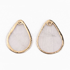 Подвески из натуральных ракушек Capiz SSHEL-R144-04