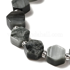 Натуральный орлиный глаз бусы G-P534-A14-02