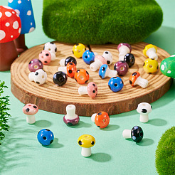 28шт 7 цвета фарфоровые бусины ручной работы&nbsp;PORC-TA0001-23