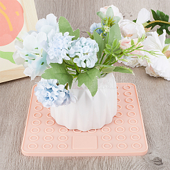 2шт квадратные силиконовые коврики для горячих блюд AJEW-GF0008-26C