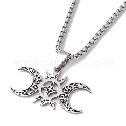 Не тускнеющие подвески из нержавеющей стали 201 NJEW-K253-29P