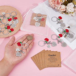 24 шт. брелок из нержавеющей стали&nbsp;KEYC-OC0001-48