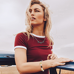 18 шт. 3-цветные бусины из сплава в форме головы льва&nbsp;FIND-OC0013-63