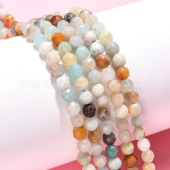 Натуральный цветок амазонитовые бусины пряди G-G545-06