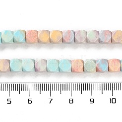 Натуральные бусины из радужного алашанского агата&nbsp;G-NH0022-L01-01