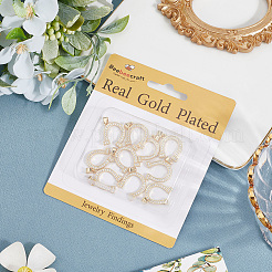 Подвески из кубического циркония с покрытием из латуни&nbsp;KK-BBC0019-78