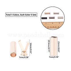 Аглеты из сплава для шнурков PALLOY-PH0013-40-WH