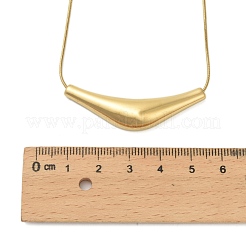 Ожерелья с подвесками в форме дуги из нержавеющей стали 304 для женщин&nbsp;NJEW-A049-01G