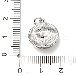 Подвески из латуни и натурального тигрового глаза KK-A279-12P