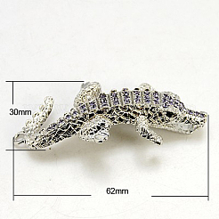 Соединители звеньев сплава горный хрусталь&nbsp;ALRI-H316-01