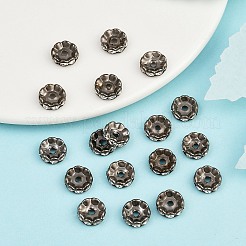 Латунные бусины разделители для поставки стразов&nbsp;RB-A014-L10mm-01B