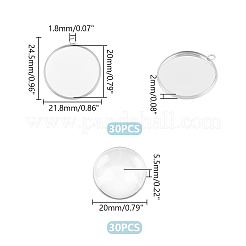 Наборы для изготовления подвески из нержавеющей стали 304 своими руками DIY-UN0056-03B