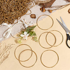 10 шт. железное кольцо для самодельной плетеной сети/паутины с перьями&nbsp;IFIN-SP0001-56B-KCG