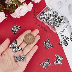 20 шт. 4 стильные подвески из эмали на Хэллоуин&nbsp;ENAM-SC0003-99