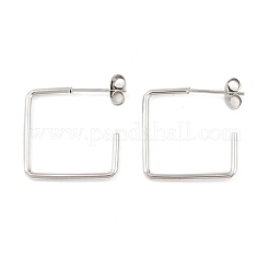 Серьги-гвоздики из нержавеющей стали 304&nbsp;EJEW-D339-01P