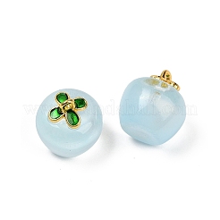 Подвески из прозрачного стекла в виде яблок&nbsp;LS-X1-DGLA-E004-16E