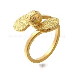 Текстурированное каплевидное кольцо из нержавеющей стали 304 для женщин&nbsp;RJEW-L126-16B-G