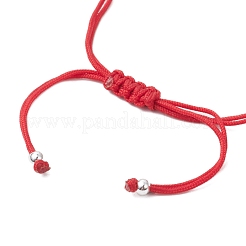 Браслеты из нейлоновых плетеных бусин для женщин и мужчин BJEW-JB11312-03